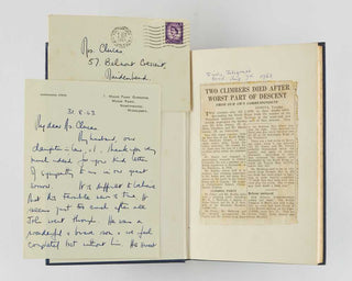 BARKER, Ralph. The Last Blue Mountain … With a Foreword by Sir John Hunt. [[bmid:2114945c]]