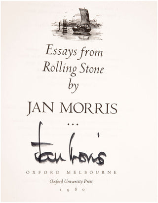 MORRIS, James. Destinations. Essays from Rolling Stone.