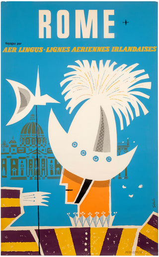 SLUIS, Piet (1929-). Aer Lingus - Vatican City Rome Italy.