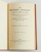 Load image into Gallery viewer, BAILEY, R. Douglas. The Brewer's Analyst. A Systematic Handbook of Analysis Relating to Brewing and Malting.