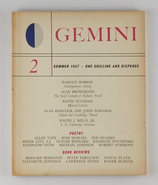 VARIOUS; William DONALDSON & Julian MITCHELL, [Ed.]. Gemini: The Oxford and Cambridge Magazine. A Complete Run in 5 Volumes.