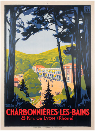 BRODERS, Roger (1883-1953). Charbonnieres-Les-Bains.