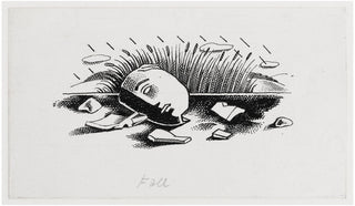 JONES, Harold (artist). [John PUDNEY].. Fall - original pen-and-ink illustration.