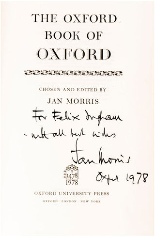 The Oxford Book of Oxford