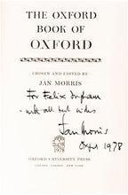 Load image into Gallery viewer, The Oxford Book of Oxford