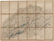 Load image into Gallery viewer, SWITZERLAND - Carte générale de l'atlas Suisse. Levé et dessiné par J. H. Weiss, gravé par Guerin et Scheurman.