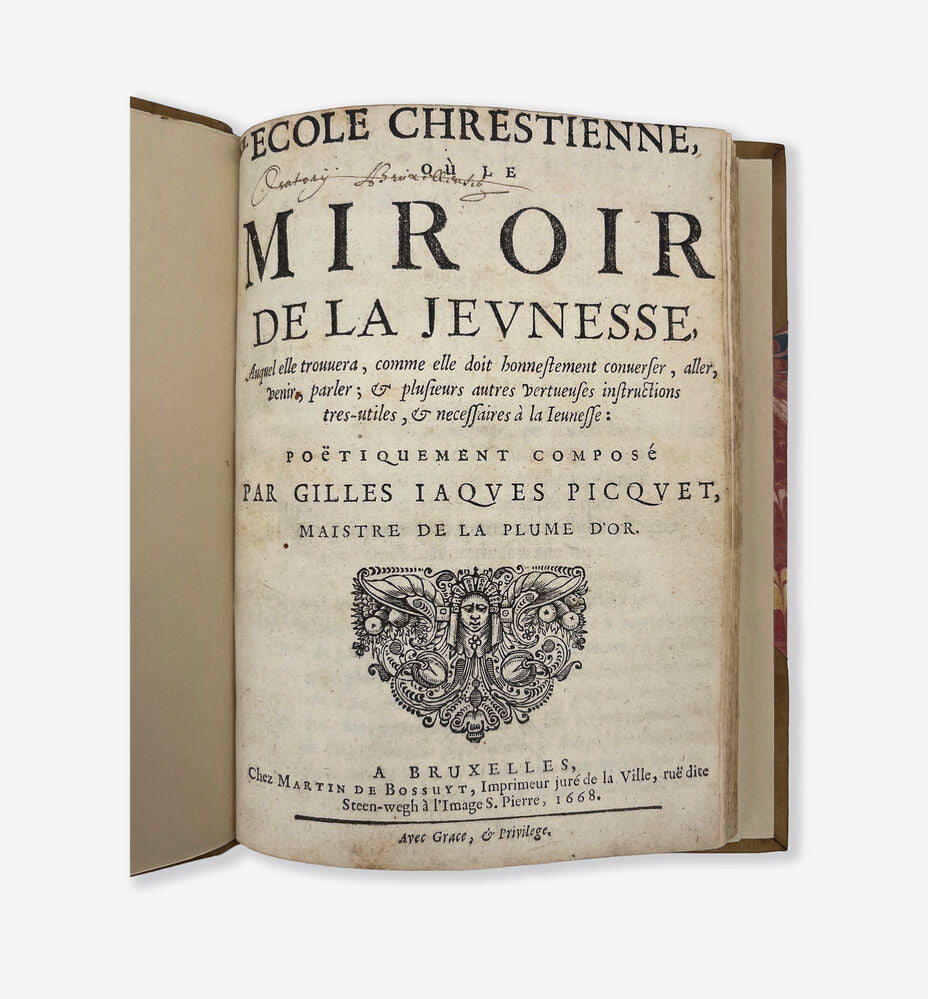 Ecole Chrestienne, où le Miroir de la jeunesse, auquel elle trouvera …