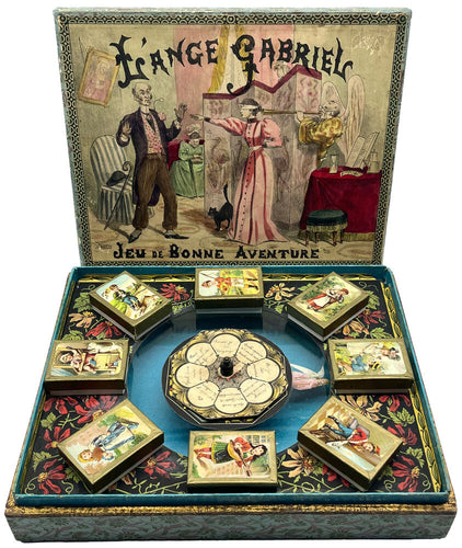 NINETEENTH CENTURY MAGNETIC FORTUNE-TELLING GAME - LUDOVIC (illustrator). L'Ange Gabriel, jeu de bonne aventure.