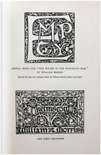 Load image into Gallery viewer, The Kelmscott Press and William Morris