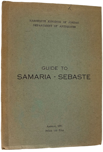 Guide to Samaria-Sebaste