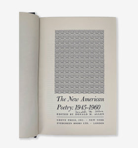 The New American Poetry. 1945-1960