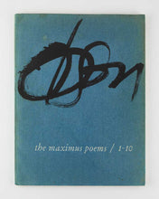 Load image into Gallery viewer, OLSON, Charles. The Maximus Poems 1-10 [and] 11-22. [[bmid:2120142]]