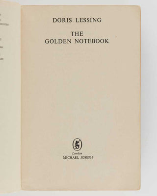 LESSING, Doris. The Golden Notebook. [[bmid:2120175a]]