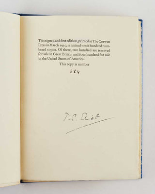 ELIOT, T.S. Ash-Wednesday.