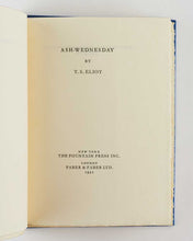 Load image into Gallery viewer, ELIOT, T.S. Ash-Wednesday.