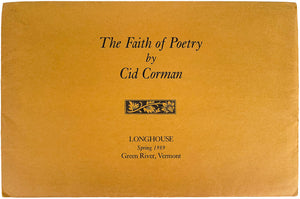 The Faith of Poetry