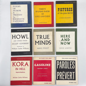 The Pocket Poets Series. A run of the first 25 volumes