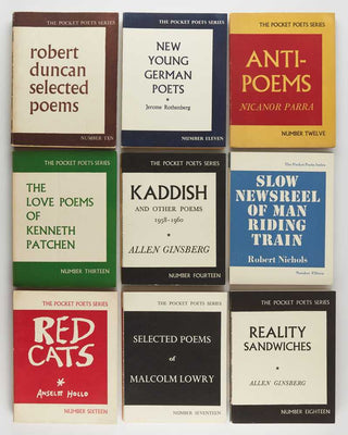 [GINSBERG, Allen, Lawrence FERLINGHETTI, Kenneth PATCHEN, et al. ] The Pocket Poets Series. A run of the first 25 volumes.