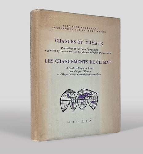 Changes of Climate. Les Changements de Climat. Proceedings of the Rome …