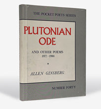 Load image into Gallery viewer, GINSBERG, Allen Plutonian Ode and Other Poems 1977-1980