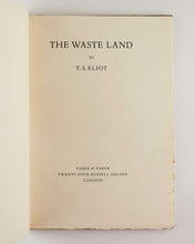 Load image into Gallery viewer, ELIOT, T.S. The Waste Land.