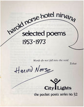 Load image into Gallery viewer, NORSE, Harold. Hotel Nirvana.
