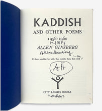 Load image into Gallery viewer, Kaddish and other poems 1958-1960