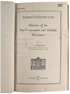 Histories of the Non-Co-Operation and Khilafat Movements