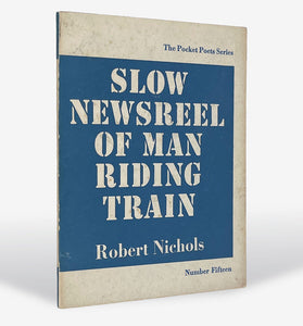 Slow Newsreel of Man Riding a Train