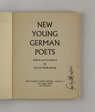 ROTHENBERG, Jerome ( editor and translator ); [Lawrence FERLINGHETTI]. New Young German Poets.