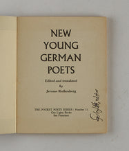 Load image into Gallery viewer, ROTHENBERG, Jerome ( editor and translator ); [Lawrence FERLINGHETTI]. New Young German Poets.