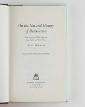 Load image into Gallery viewer, SEBALD, W.G. [ trans. Anthea Bell]. On the Natural History of Destruction.