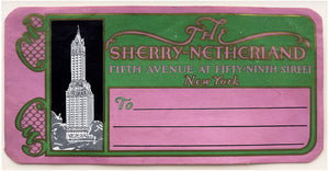 The Sherry-Netherland Hotel, New York