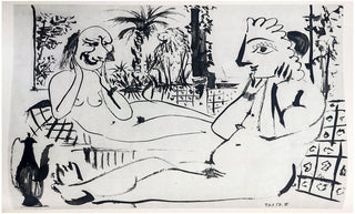 PICASSO, Pablo ( illustrator ); TERIADE, Michel LEIRIS, and Rebecca WEST ( text ). [Suite de 180 dessins de Picasso] Verve. Vol. VIII, Nos 29 et 30.