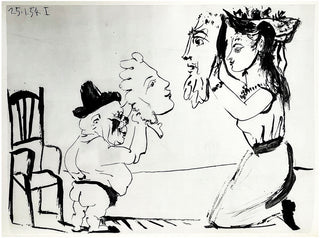 PICASSO, Pablo ( illustrator ); TERIADE, Michel LEIRIS, and Rebecca WEST ( text ). [Suite de 180 dessins de Picasso] Verve. Vol. VIII, Nos 29 et 30.