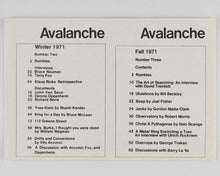 Load image into Gallery viewer, BÉAR, Liza, and Willoughby SHARP ( editors ). Avalanche Magazine, Issues 1–6.