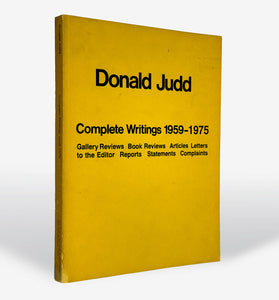 Complete Writings 1959-1975: Gallery Reviews, Book Reviews, Articles, Letters to the …