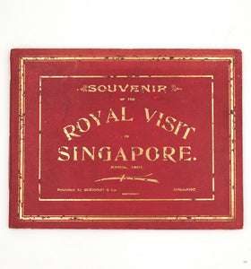 Souvenir of the Royal Visit to Singapore. April 1901 [cover title …