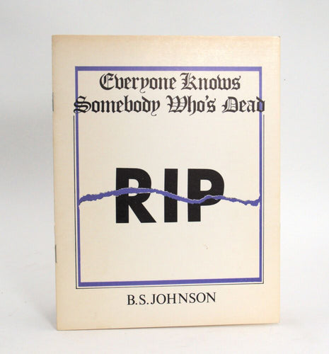 Everyone Knows Somebody Who's Dead