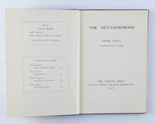 Load image into Gallery viewer, KAFKA, Franz. The Metamorphosis. [[bmid:2120979a]]