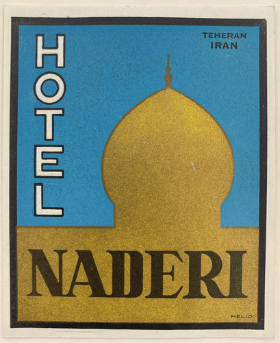 Hotel Naderi, Teheran, Iran