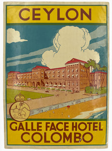 Ceylon, Galle Face Hotel, Colombo