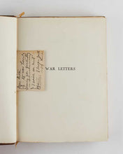 Load image into Gallery viewer, CROSBY, Harry; Henrietta Grew CROSBY ( editor ). War Letters.