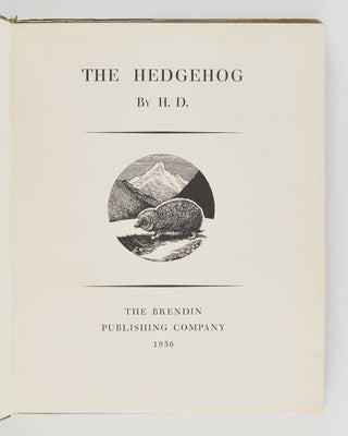 H.D. The Hedgehog.