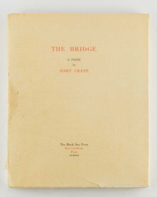 CRANE, Hart; Walker EVANS ( photographs ). The Bridge: A Poem. [[bmid:2121209a]]