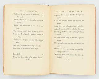 ELIOT, T.S. The Waste Land. [[bmid:2121244e]]