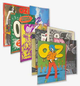 Oz Magazine, complete set of 48 issues