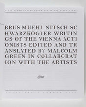 Load image into Gallery viewer, BRUS, Günter, Otto MUEHL, and Herman NITSCH; Malcolm GREEN ( editor and translator ). Atlas Arkhive. Seven Documents of the Avant-Garde: Brus Muehl Nitsch Schwarzkogler Writings of the Vienna Actionists edited and translated … in collaboration with the a… [[bmid:2121322e]]