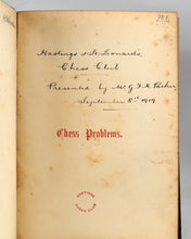 Load image into Gallery viewer, BAIRD, Mrs W.J. The Twentieth Century Retractor, Chess Fantasies, and Letter Problems.