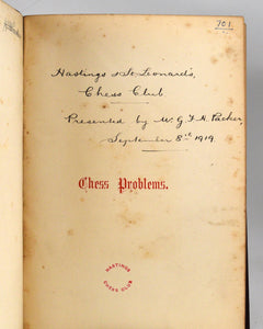 BAIRD, Mrs W.J. The Twentieth Century Retractor, Chess Fantasies, and Letter Problems.